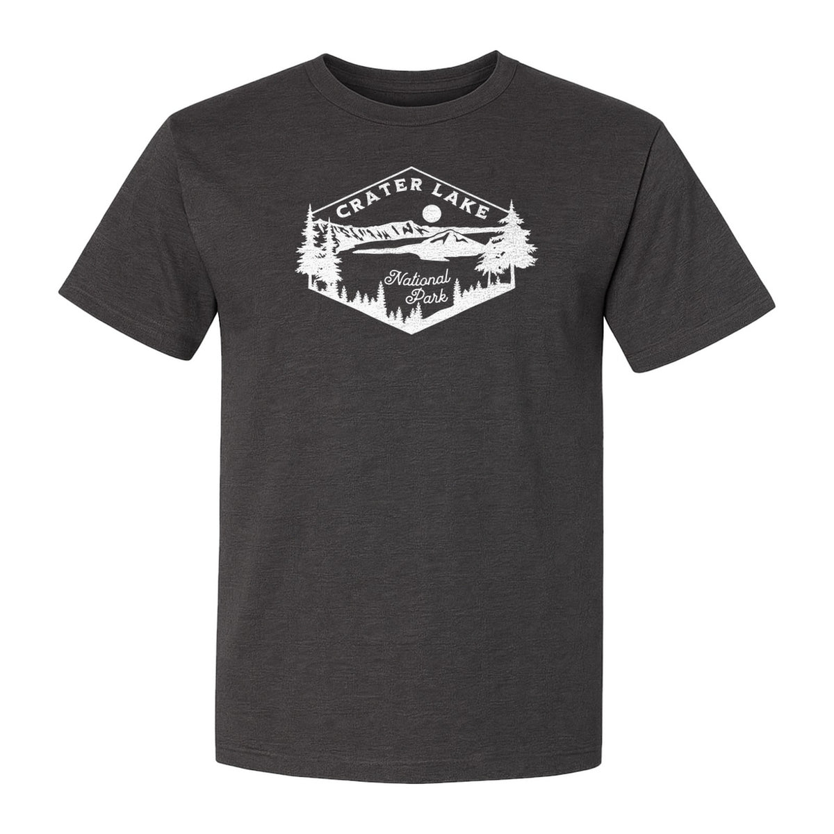 Crater Lake National Park T-Shirt, Oregon Mountain Hiking Graphic for Outdoor Lovers and Campers
