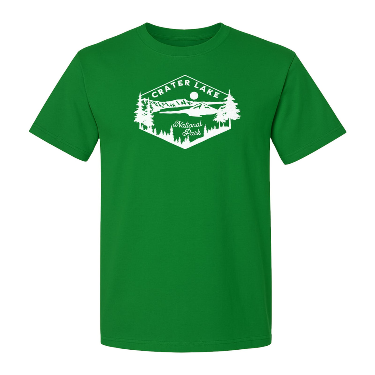 Crater Lake National Park T-Shirt, Oregon Mountain Hiking Graphic for Outdoor Lovers and Campers