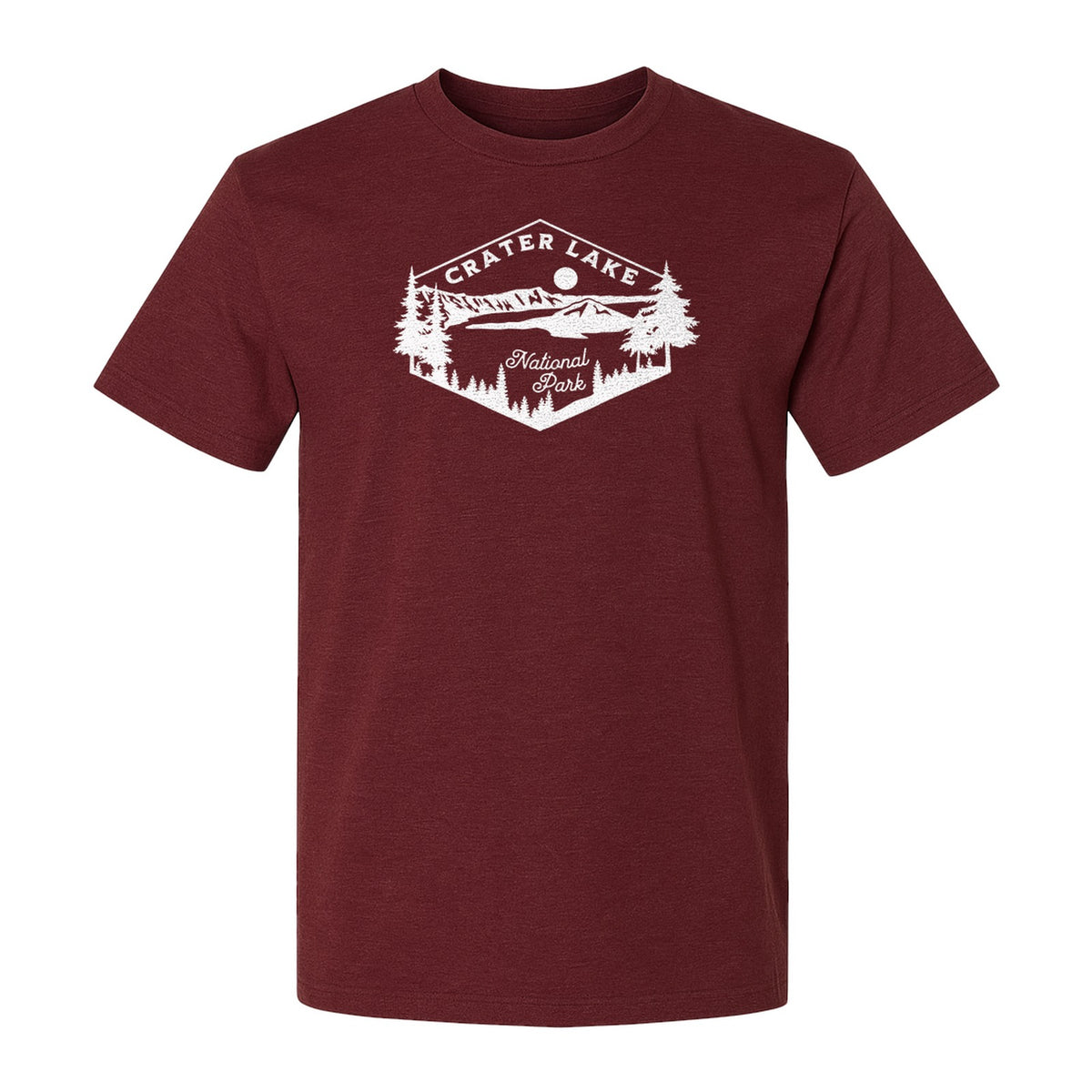 Crater Lake National Park T-Shirt, Oregon Mountain Hiking Graphic for Outdoor Lovers and Campers