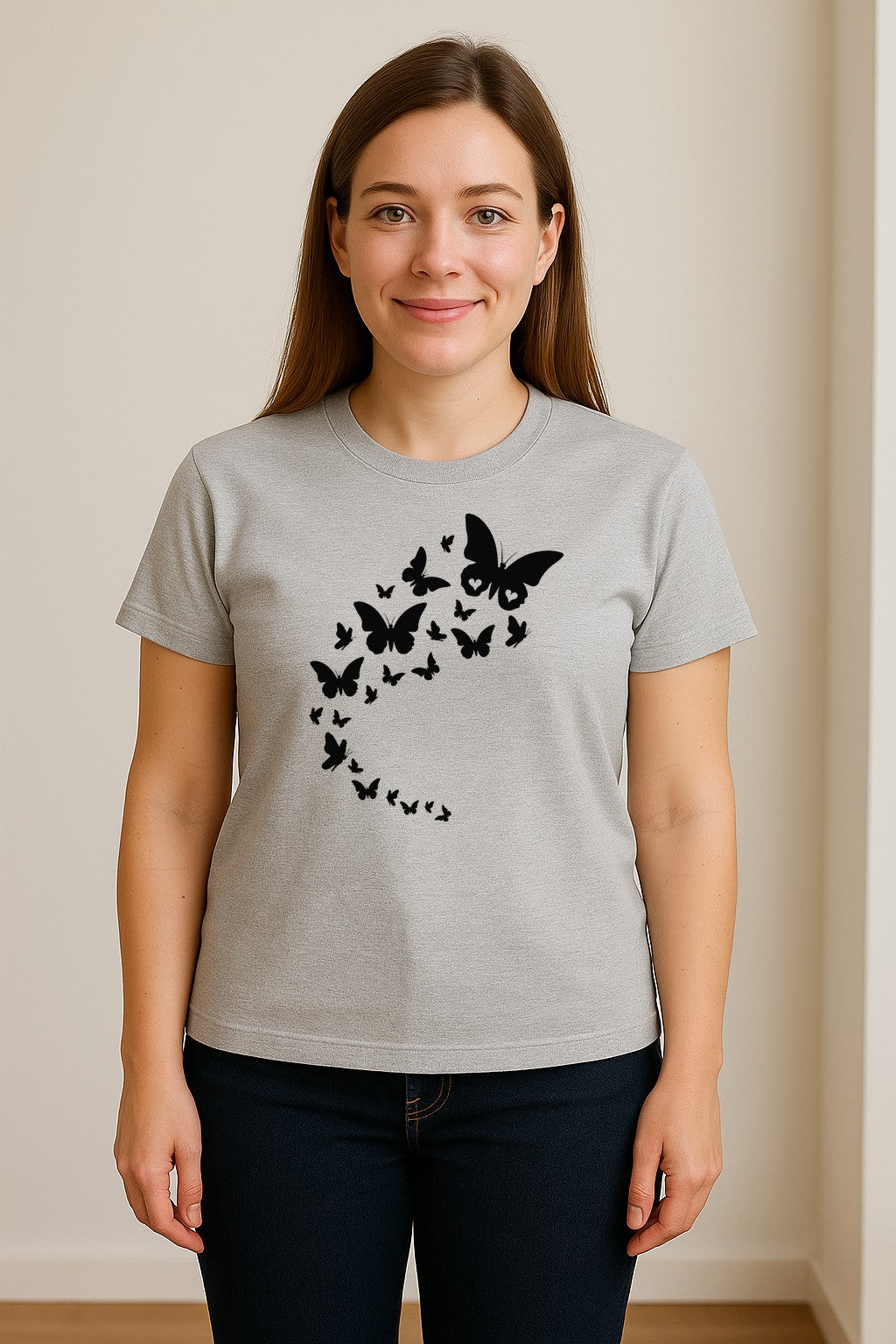 Butterfly T-Shirt, Flying Nature Graphic for Garden Lovers and Wildlife Fans