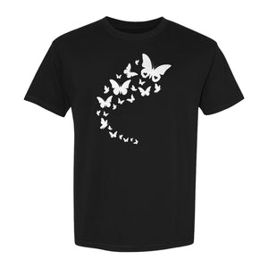Butterfly T-Shirt, Flying Nature Graphic for Garden Lovers and Wildlife Fans
