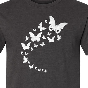 Butterfly T-Shirt, Flying Nature Graphic for Garden Lovers and Wildlife Fans