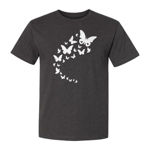 Butterfly T-Shirt, Flying Nature Graphic for Garden Lovers and Wildlife Fans