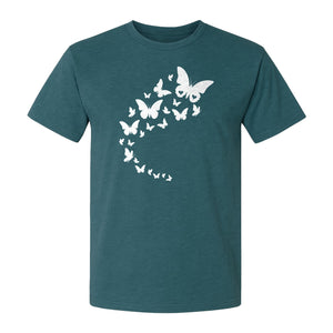 Butterfly T-Shirt, Flying Nature Graphic for Garden Lovers and Wildlife Fans