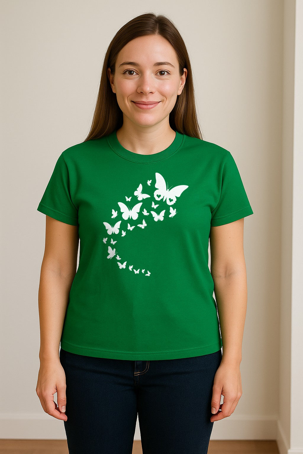 Butterfly T-Shirt, Flying Nature Graphic for Garden Lovers and Wildlife Fans