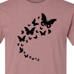 Butterfly T-Shirt, Flying Nature Graphic for Garden Lovers and Wildlife Fans