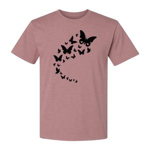Butterfly T-Shirt, Flying Nature Graphic for Garden Lovers and Wildlife Fans