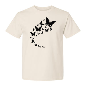 Butterfly T-Shirt, Flying Nature Graphic for Garden Lovers and Wildlife Fans