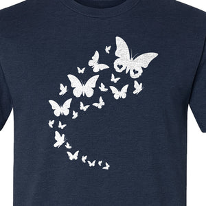 Butterfly T-Shirt, Flying Nature Graphic for Garden Lovers and Wildlife Fans