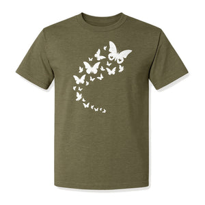 Butterfly T-Shirt, Flying Nature Graphic for Garden Lovers and Wildlife Fans