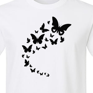 Butterfly T-Shirt, Flying Nature Graphic for Garden Lovers and Wildlife Fans