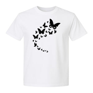 Butterfly T-Shirt, Flying Nature Graphic for Garden Lovers and Wildlife Fans