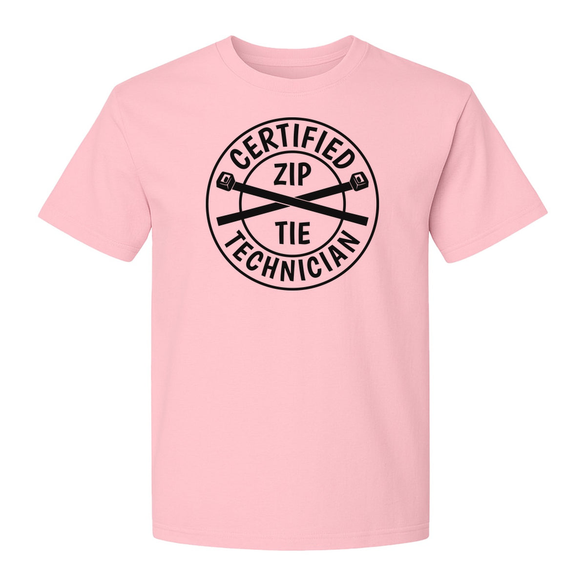 Zip Tie Technician T-Shirt, Certified Funny Mechanic Gift for Dad, Friend or Boyfriend