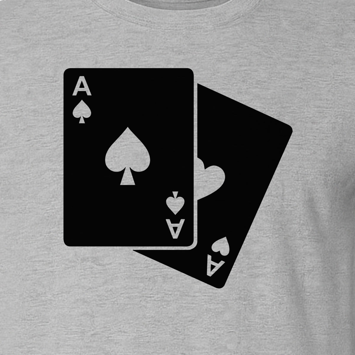 Ace of Spades T-Shirt, Playing Card Graphic for Poker Fans, Game Night and Casino Party Outfits