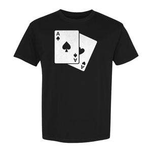 Ace of Spades T-Shirt, Playing Card Graphic for Poker Fans, Game Night and Casino Party Outfits