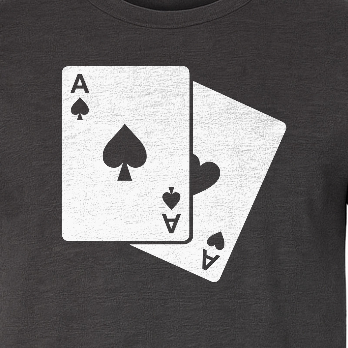 Ace of Spades T-Shirt, Playing Card Graphic for Poker Fans, Game Night and Casino Party Outfits