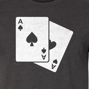 Ace of Spades T-Shirt, Playing Card Graphic for Poker Fans, Game Night and Casino Party Outfits