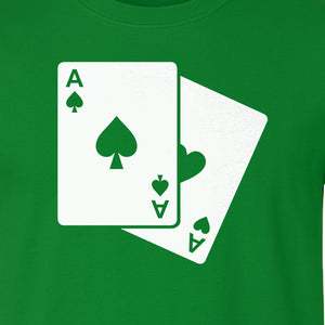 Ace of Spades T-Shirt, Playing Card Graphic for Poker Fans, Game Night and Casino Party Outfits
