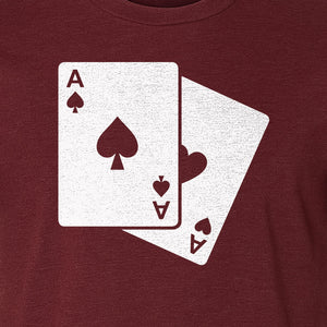 Ace of Spades T-Shirt, Playing Card Graphic for Poker Fans, Game Night and Casino Party Outfits