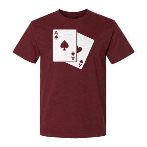 Ace of Spades T-Shirt, Playing Card Graphic for Poker Fans, Game Night and Casino Party Outfits