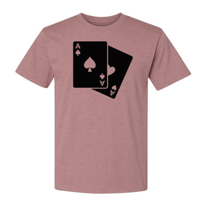 Ace of Spades T-Shirt, Playing Card Graphic for Poker Fans, Game Night and Casino Party Outfits