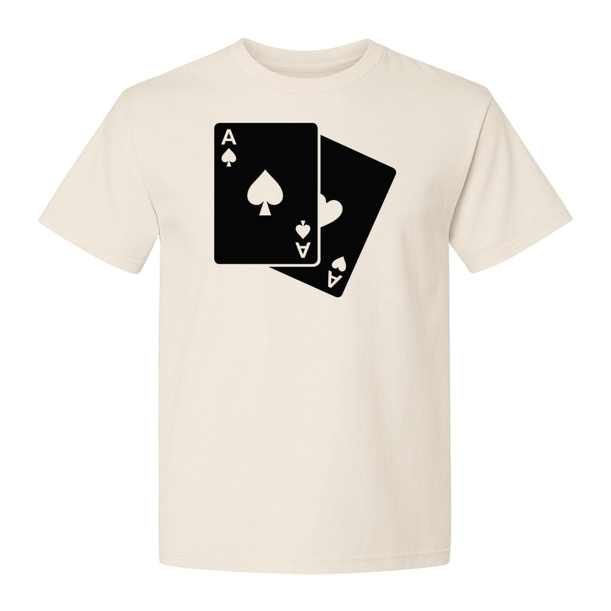 Ace of Spades T-Shirt, Playing Card Graphic for Poker Fans, Game Night and Casino Party Outfits