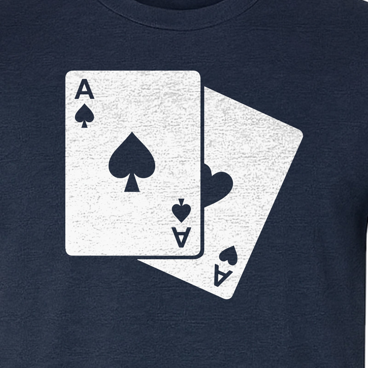 Ace of Spades T-Shirt, Playing Card Graphic for Poker Fans, Game Night and Casino Party Outfits