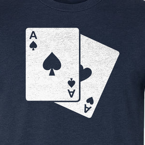 Ace of Spades T-Shirt, Playing Card Graphic for Poker Fans, Game Night and Casino Party Outfits