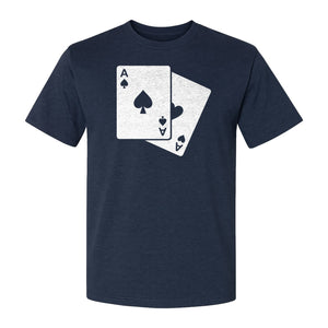 Ace of Spades T-Shirt, Playing Card Graphic for Poker Fans, Game Night and Casino Party Outfits