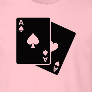 Ace of Spades T-Shirt, Playing Card Graphic for Poker Fans, Game Night and Casino Party Outfits