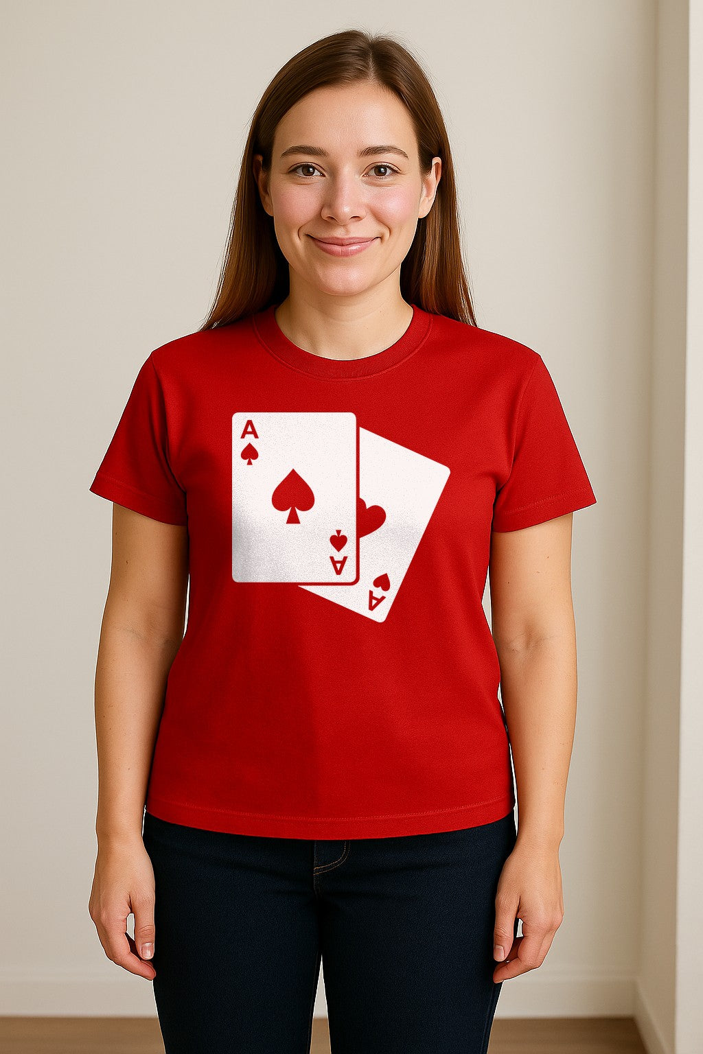 Ace of Spades T-Shirt, Playing Card Graphic for Poker Fans, Game Night and Casino Party Outfits
