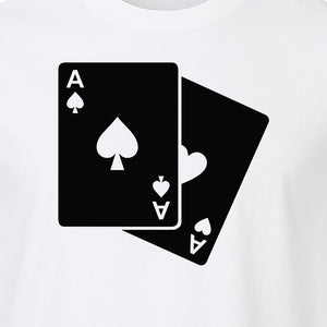 Ace of Spades T-Shirt, Playing Card Graphic for Poker Fans, Game Night and Casino Party Outfits
