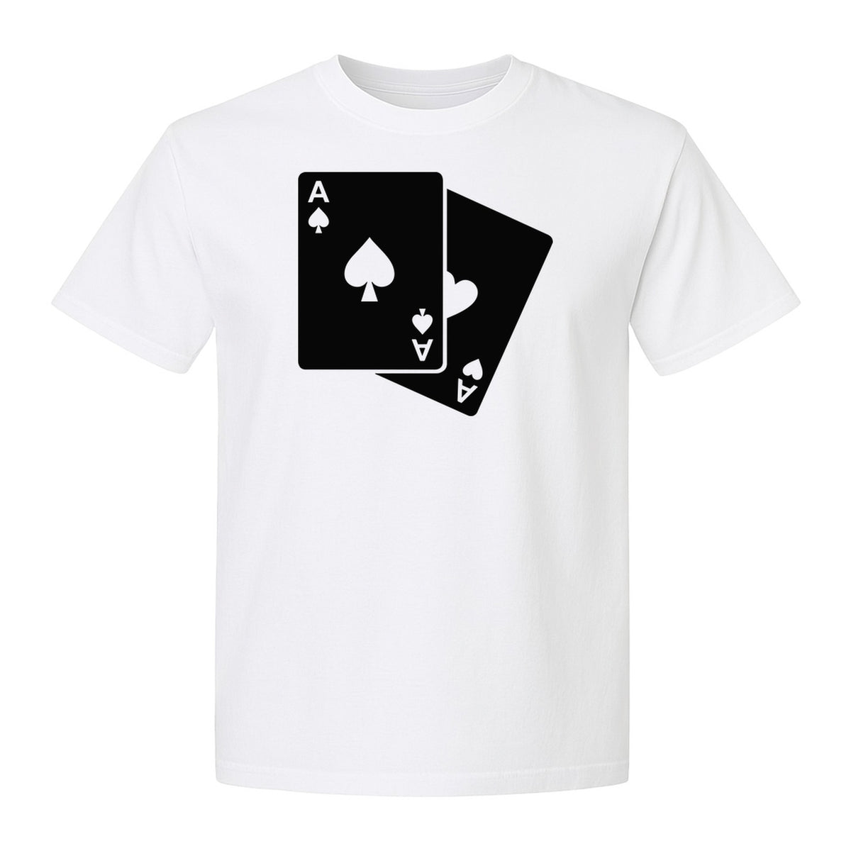 Ace of Spades T-Shirt, Playing Card Graphic for Poker Fans, Game Night and Casino Party Outfits