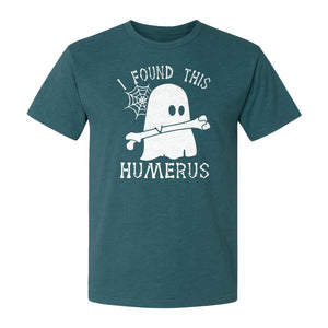 Medical Skeleton T-Shirt, I Found This Humerus Bone Pun Ghost Design for Nurses and Doctors