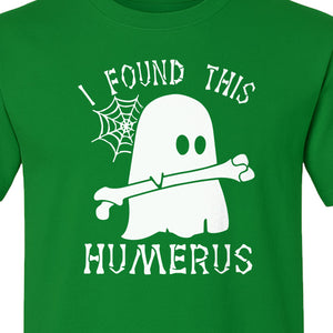 Medical Skeleton T-Shirt, I Found This Humerus Bone Pun Ghost Design for Nurses and Doctors
