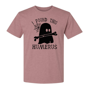 Medical Skeleton T-Shirt, I Found This Humerus Bone Pun Ghost Design for Nurses and Doctors