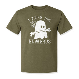 Medical Skeleton T-Shirt, I Found This Humerus Bone Pun Ghost Design for Nurses and Doctors