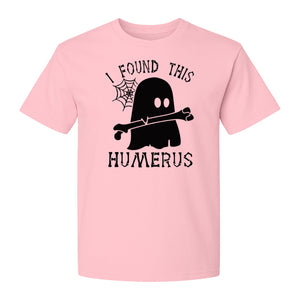 Medical Skeleton T-Shirt, I Found This Humerus Bone Pun Ghost Design for Nurses and Doctors