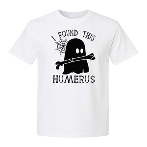 Medical Skeleton T-Shirt, I Found This Humerus Bone Pun Ghost Design for Nurses and Doctors