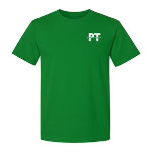 Physical Therapist PT T-Shirt, Small Left Chest Typography for Therapy Professionals
