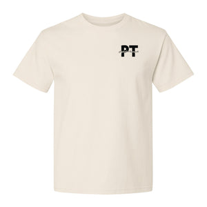 Physical Therapist PT T-Shirt, Small Left Chest Typography for Therapy Professionals