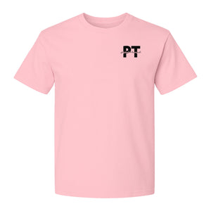 Physical Therapist PT T-Shirt, Small Left Chest Typography for Therapy Professionals