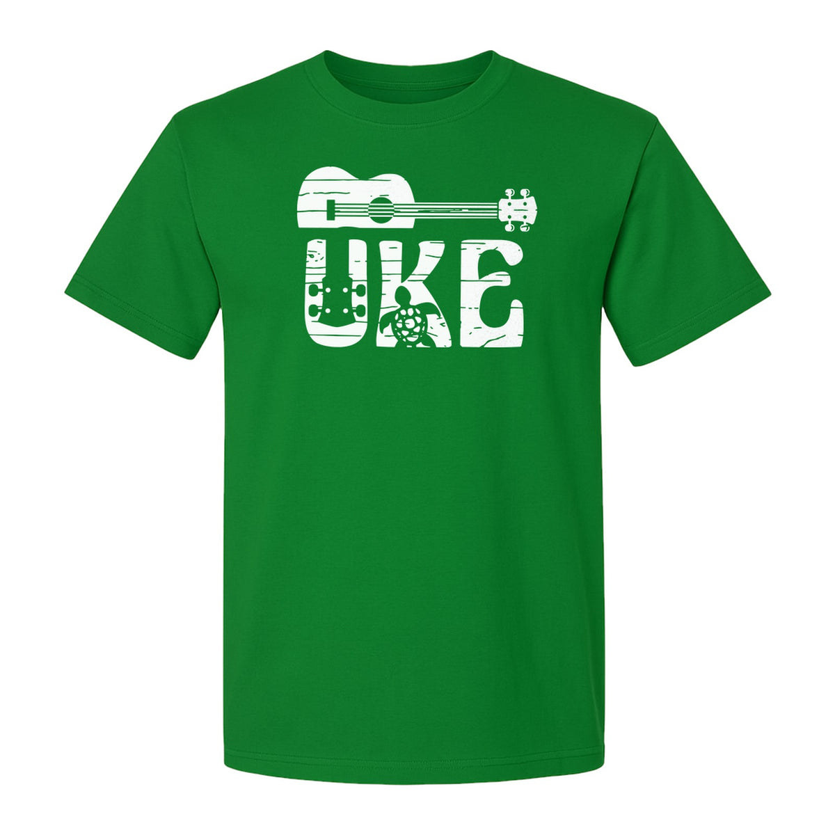 Ukulele T-Shirt, Distressed Uke Instrument Graphic for Musicians and Music Lovers