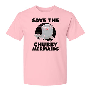 Seal T-Shirt, Save The Chubby Mermaids Graphic for Ocean Animal Lovers