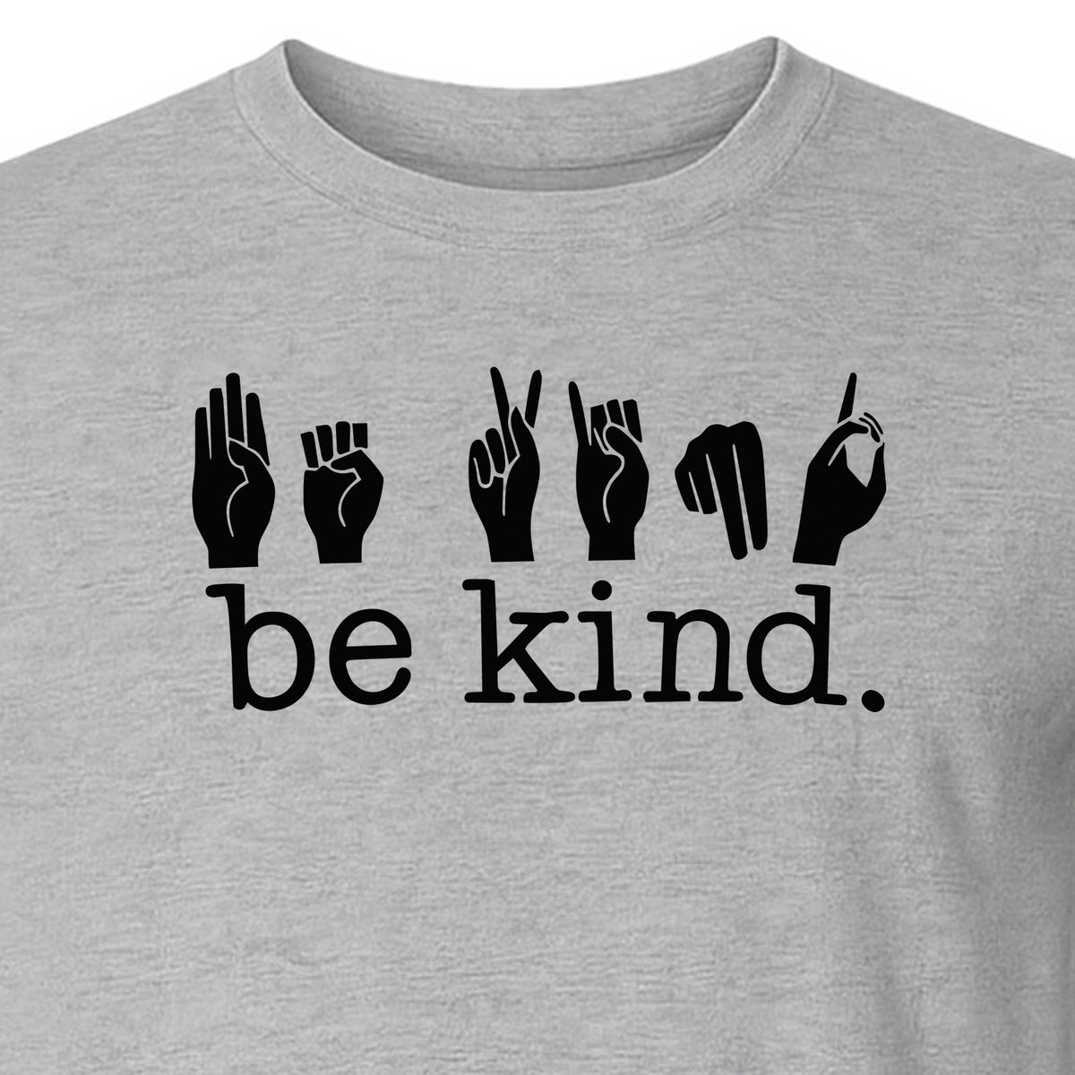 ASL T-Shirt, Be Kind Sign Language Design for Speech Therapists, Interpreters and Teachers
