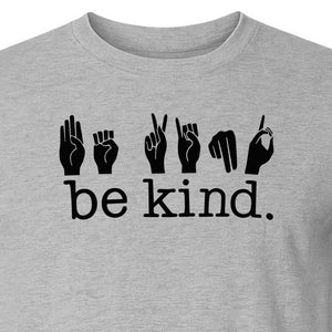 ASL T-Shirt, Be Kind Sign Language Design for Speech Therapists, Interpreters and Teachers