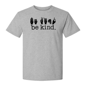 ASL T-Shirt, Be Kind Sign Language Design for Speech Therapists, Interpreters and Teachers