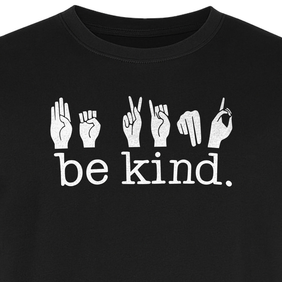 ASL T-Shirt, Be Kind Sign Language Design for Speech Therapists, Interpreters and Teachers