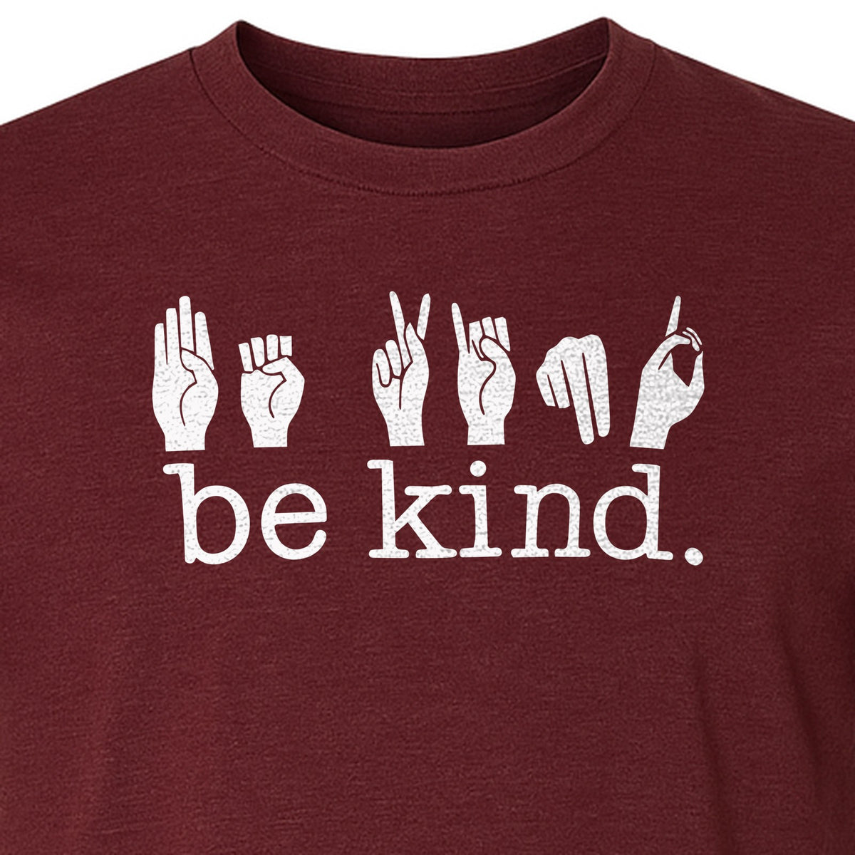 ASL T-Shirt, Be Kind Sign Language Design for Speech Therapists, Interpreters and Teachers