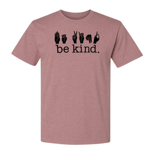 ASL T-Shirt, Be Kind Sign Language Design for Speech Therapists, Interpreters and Teachers